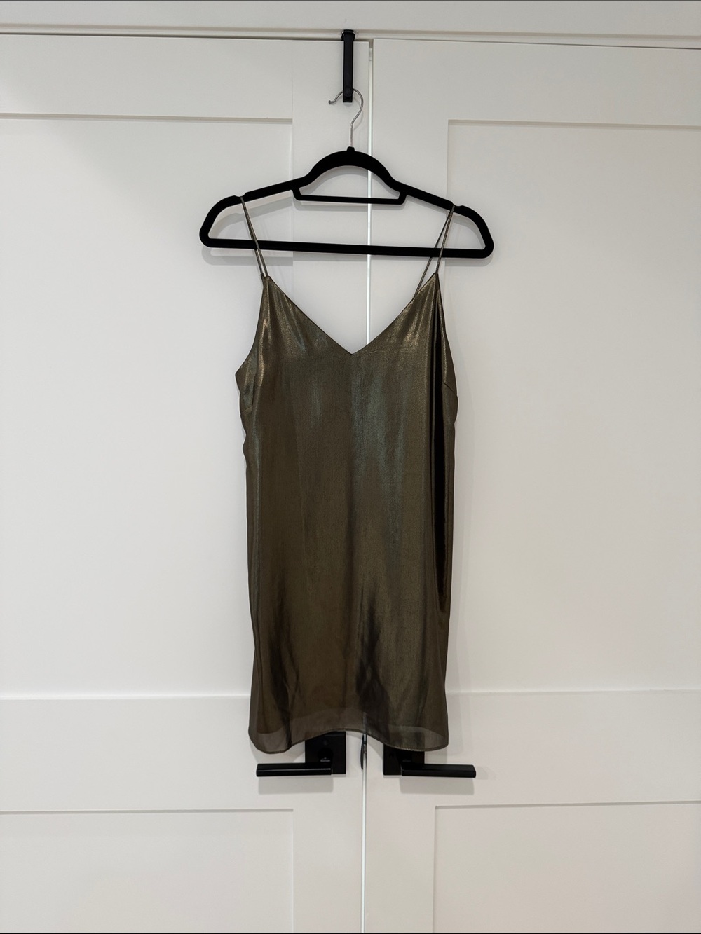 Wilfred Olive Satin Camisole Slip dress